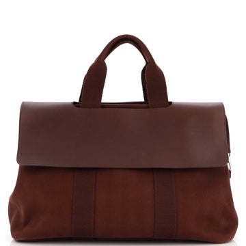 Hermes Valparaiso Bag Toile and Leather MM