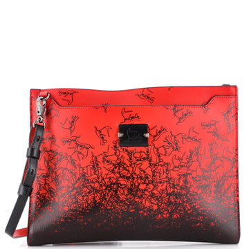 Christian Louboutin Skypouch Crossbody Printed Leather
