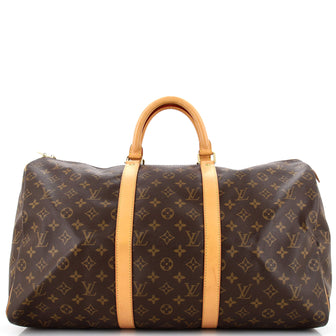Louis Vuitton Keepall Bag Monogram Canvas 50