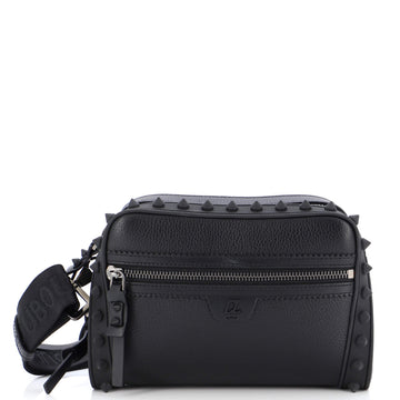Christian Louboutin Loubitown Crossbody Bag Spiked Leather Medium
