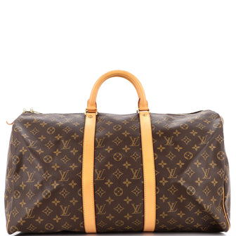 Louis Vuitton Keepall Bag Monogram Canvas 50