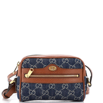 Gucci Ophidia Shoulder Bag GG Denim Mini