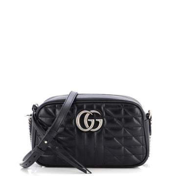 Gucci GG Marmont Shoulder Bag Mixed Matelasse Leather Small