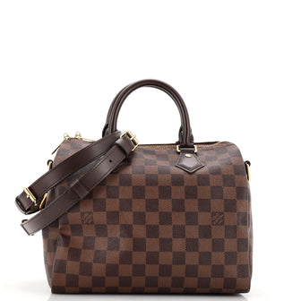 Louis Vuitton Speedy Bandouliere Bag Damier 25
