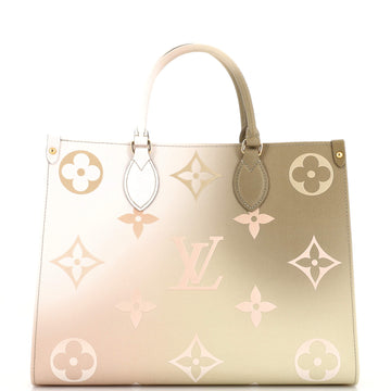 Louis Vuitton OnTheGo Tote Spring in the City Monogram Giant Canvas MM