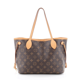 Louis Vuitton Neverfull Tote Monogram Canvas PM Brown