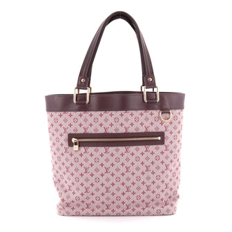 Louis Vuitton Lucille Handbag Mini Lin GM Pink