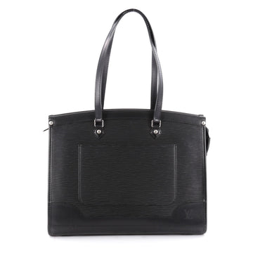 Louis Vuitton Madeleine Handbag Epi Leather GM Black