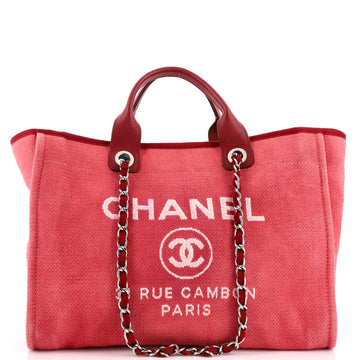 Chanel Deauville Tote Canvas Medium