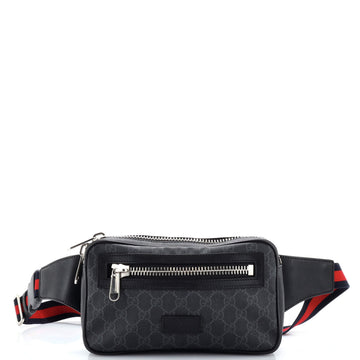 Gucci Soft Zip Belt Bag GG Coated Canvas Small