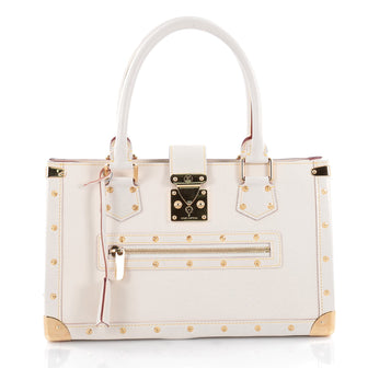 Louis Vuitton Suhali Le Fabuleux Handbag Leather White