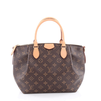 Louis Vuitton Turenne Handbag Monogram Canvas PM Brown