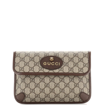 Gucci Neo Vintage Flap Belt Bag GG Coated Canvas