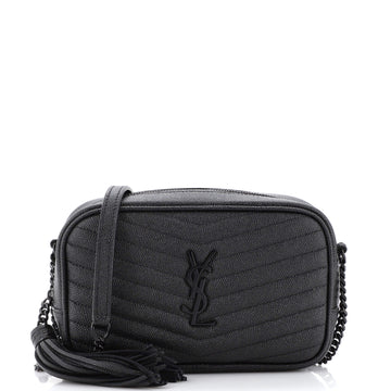 Saint Laurent Lou Camera Bag Matelasse Chevron Leather Mini