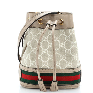 Gucci Ophidia Bucket Bag GG Coated Canvas Mini