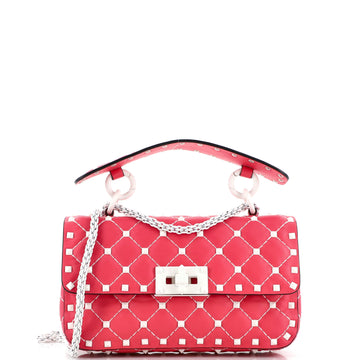 Valentino Garavani Free Rockstud Spike Flap Bag Quilted Leather Small