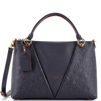 Louis Vuitton V Tote Monogram Empreinte Leather MM