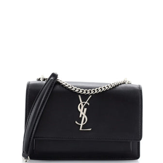 Saint Laurent Sunset Crossbody Bag Leather Small