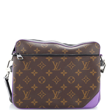 Louis Vuitton Trio Messenger Bag Macassar Monogram Canvas