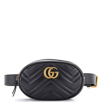 Gucci GG Marmont Belt Bag Matelasse Leather