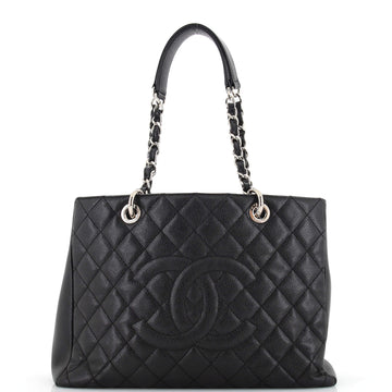Chanel Grand Shopping Tote Quilted Caviar