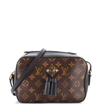 Louis Vuitton Saintonge Handbag Monogram Canvas with Leather