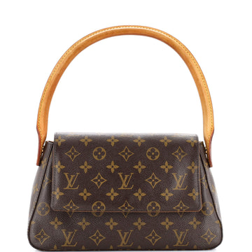 Louis Vuitton Looping Handbag Monogram Canvas Mini