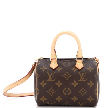 Louis Vuitton Speedy Bandouliere Bag Monogram Canvas Nano