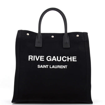 Saint Laurent Rive Gauche Shopper Tote Canvas Tall