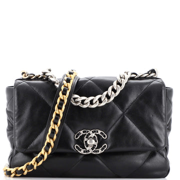 Chanel 19 Flap Bag Quilted Leather Medium