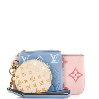 Louis Vuitton Trio Pouch Set By The Pool