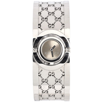 Gucci Wide Twirl Quartz Watch Stainless Steel 23