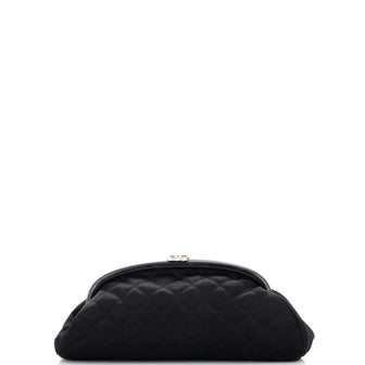 Chanel Timeless Clutch Quilted Satin
