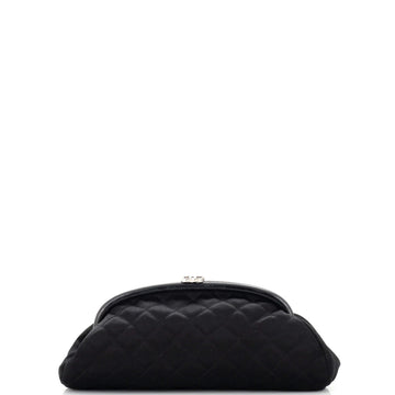 Chanel Timeless Clutch Quilted Satin