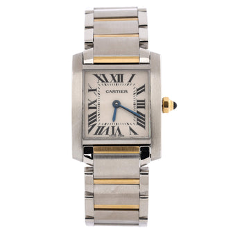 Cartier Tank Francaise Quartz Watch Stainless Steel and Yellow Gold 20