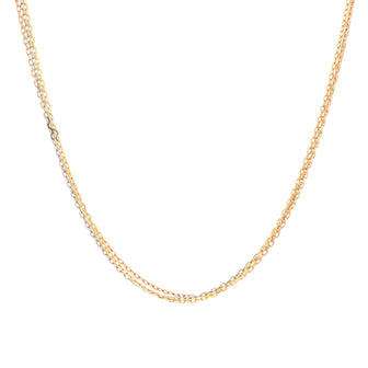 Cartier Trinity Chain Necklace 18K Tricolor Gold