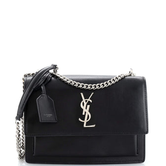Saint Laurent Sunset Crossbody Bag Leather Medium