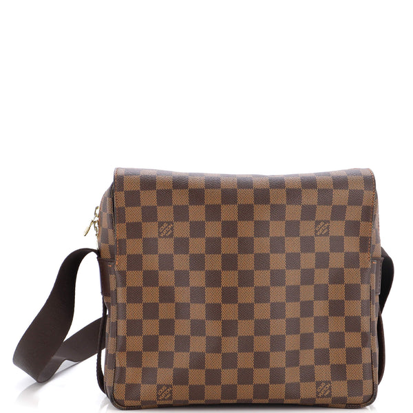Louis Vuitton Naviglio Handbag Damier Brown 22069140