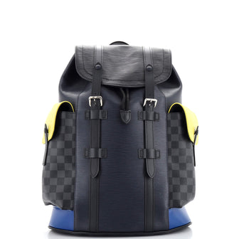 Louis Vuitton Christopher Backpack Limited Edition Damier Graphite Pixel PM  Black 84682332