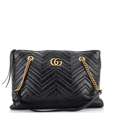 Gucci GG Marmont Zip Tote Matelasse Leather Medium