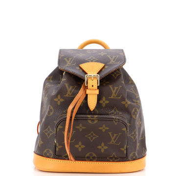 Louis Vuitton Vintage Montsouris Backpack Monogram Canvas PM