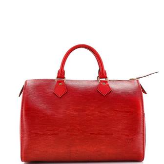 Louis Vuitton Speedy Handbag Epi Leather 30