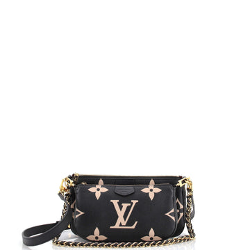Louis Vuitton Multi Pochette Accessoires Bicolor Monogram Empreinte Giant