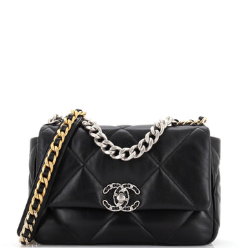 Chanel 19 Flap Bag Quilted Leather Medium