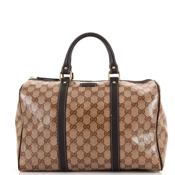 Gucci Joy Boston Bag (Outlet) GG Coated Canvas Medium