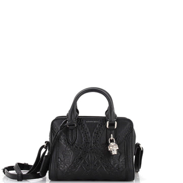 Alexander McQueen Padlock Zip Around Tote Leather Mini