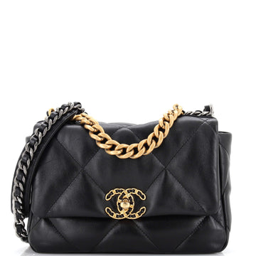 Chanel 19 Flap Bag Quilted Leather Medium