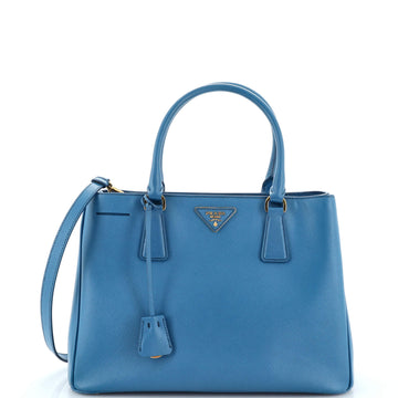 Prada Lux Convertible Open Tote Saffiano Leather Medium