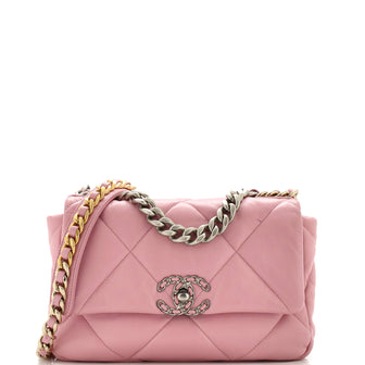 Chanel 19 Flap Bag Quilted Leather Medium