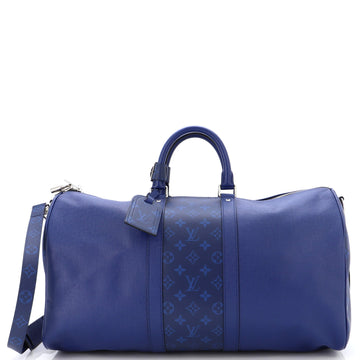 Louis Vuitton Keepall Bandouliere Bag Monogram Taigarama 50